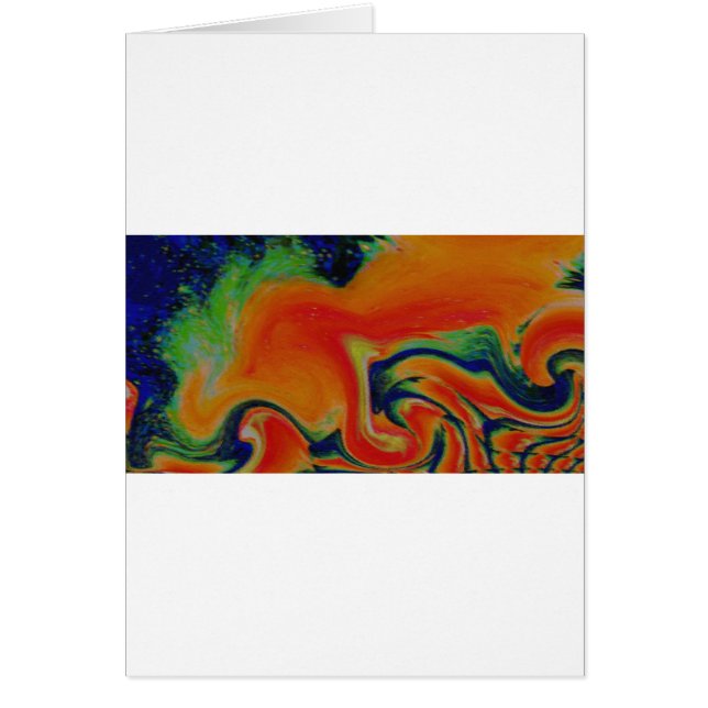 Cartão Explosão do fogo-de-artifício (Frente)