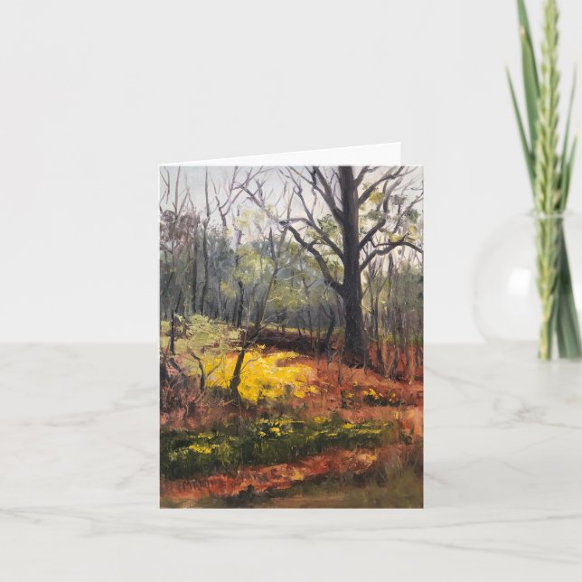 Cartão Explosão do primavera (Frente)