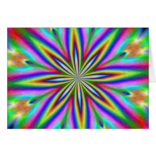 Cartão Explosão neon