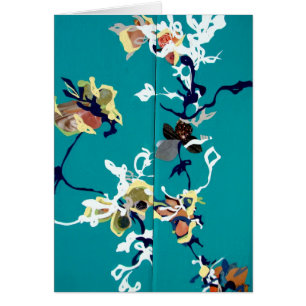 Cartão Explosão turquesa