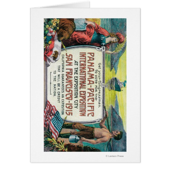 Cartão Expo Internacional do Pacífico Panamá (Frente)