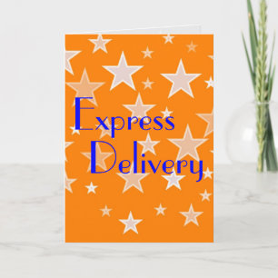 Cartão Express Delivery - Congratulations On Your Promoti