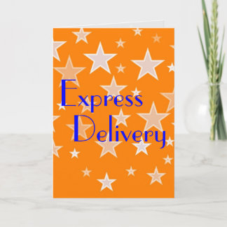 Cartão Express Delivery - Congratulations On Your Promoti