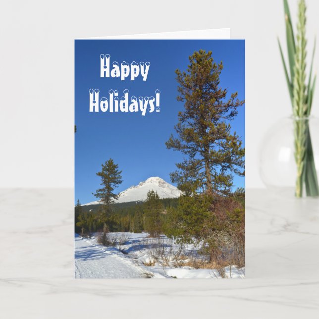 Cartão Expressões de Feriado da Conexão (Frente)