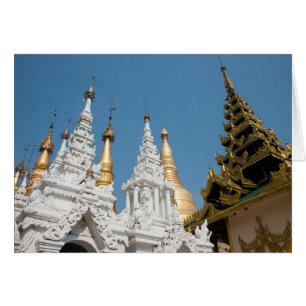 Cartão Exterior da Pagode Shwedagon