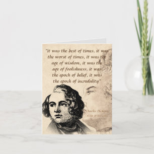 Cartão Extrato De Uma Tale De Duas Cidades