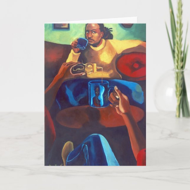 Cartão 'Eye Contact' blank greeting card (Frente)