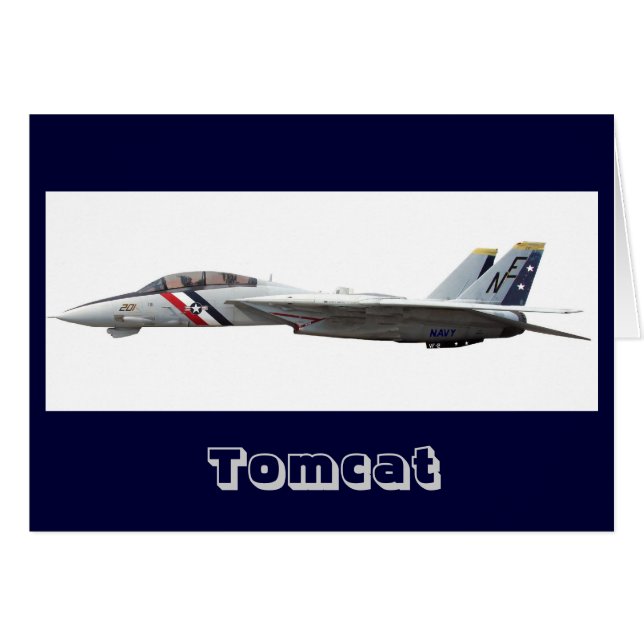 Cartão F14, Tomcat (Frente horizontal)