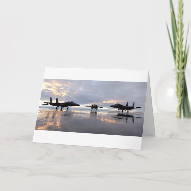 Cartão F-15 Eagle Fighter Jet (Frente)