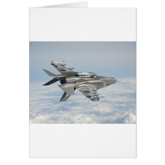 Cartão F-35 Relâmpago II (Frente)