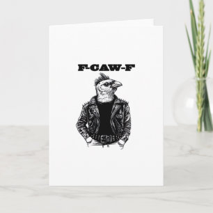 Cartão F Caw F Design Essencial Estético