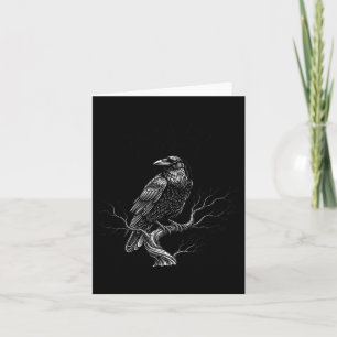 Cartão F-caw-f - Raven - Crow - Halloween Figurume Premiu