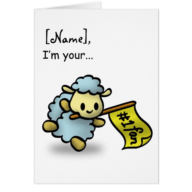 Cartão - fã #1 (Frente)