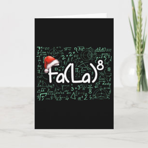 Cartão Fa (la) 8 Matemática Divertida Natal Fa La 8 Profe