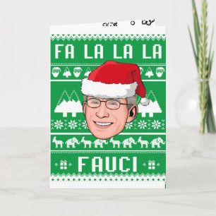 CARTÃO FA LA LA LA FAUCI