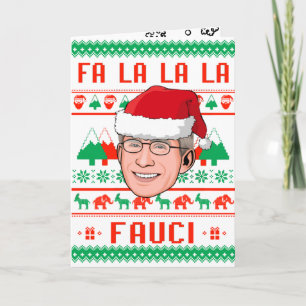 CARTÃO FA LA LA LA FAUCI