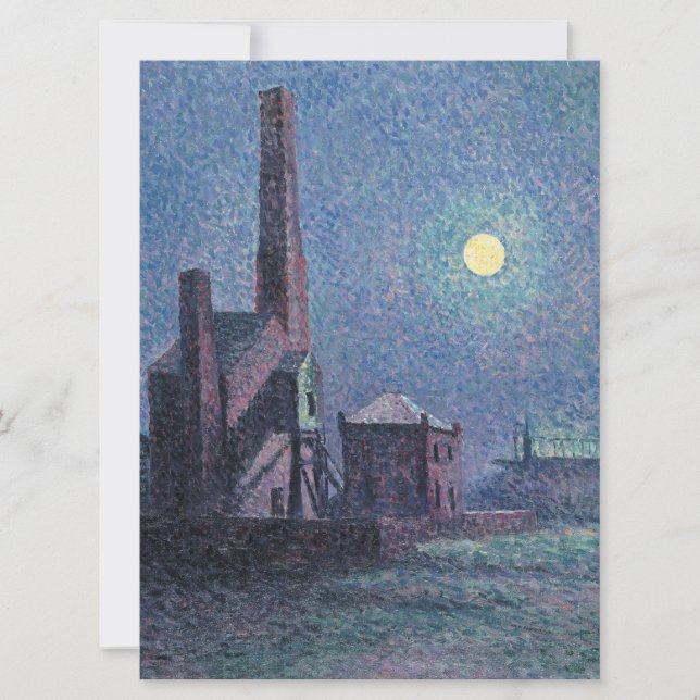 Cartão Fábrica à Lua (Paisagem Urbana) (Luce) (Frente)