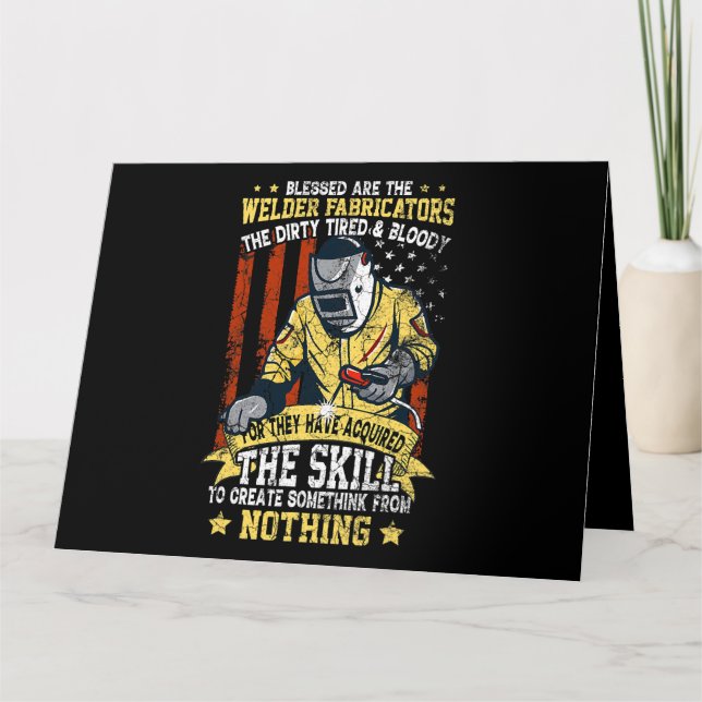 Cartão Fabricadores de soldadura de metais para máquinas  (Frente)