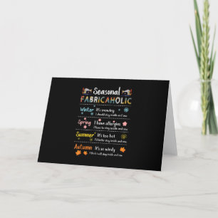 Cartão Fabricaholic Sazonal Inverno Primavera Verão Outon