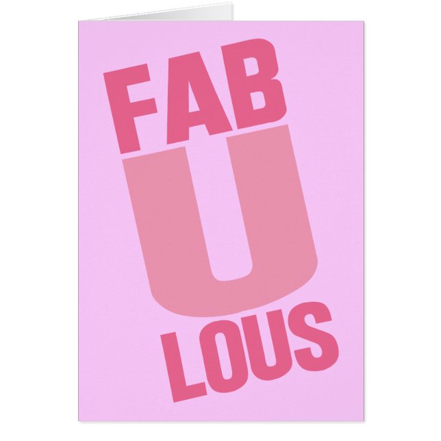 Cartão Fabuloso (Frente)