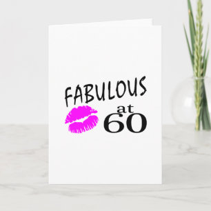 Cartão Fabuloso aos 60