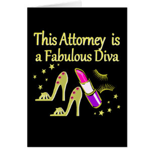 CARTÃO FABULOSO ATTORNEY DIVA DESIGN