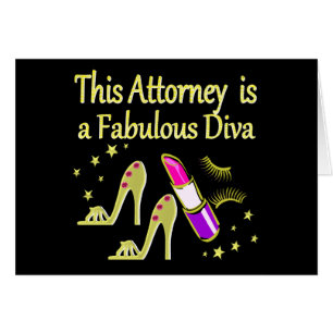 CARTÃO FABULOSO ATTORNEY DIVA DESIGN