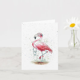 Cartão Fabuloso Flamingo