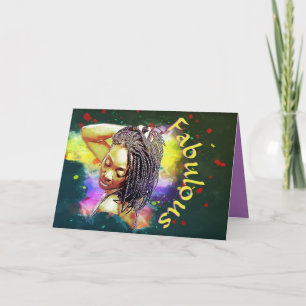 Cartão Fabuloso Nunca Sai Do Estilo Aniversário