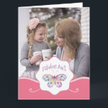Cartão Fabulous Aunt Butterfly Gift Ideas<br><div class="desc">Fabulous Aunt butterfly gift ideas in pretty pastel colors of purple, pink, blue, and yellow. Great birthday, holiday or special occasion gifts for Aunts. Tags: "pink purple blue yellow pastel", "butterfly gifts for aunts", "best aunt ever", "fabulous aunt gifts", "new aunt to be", "awesome aunts", "special aunt", "aunt birthday party",...</div>