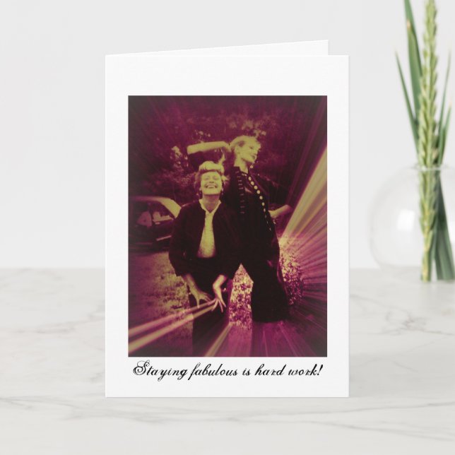 Cartão Fabulous Birthday (Frente)