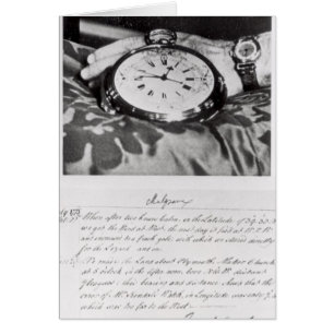 Cartão Fac-símile do cronómetro do bolso