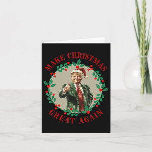 Cartão Faça Excelente De Natal Novamente Papais noeis Eng