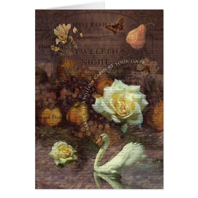 Cartão Faça-me uma cabine do salgueiro… (Frente)