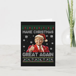 Cartão Faça o Excelente de Natal de novo Xmas Engraçado T