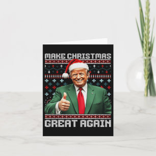 Cartão Faça o Excelente de Natal de novo Xmas Engraçado T