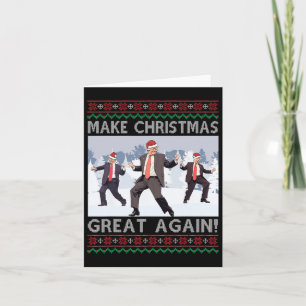 Cartão Faça o Excelente de Natal de novo Xmas Engraçado T