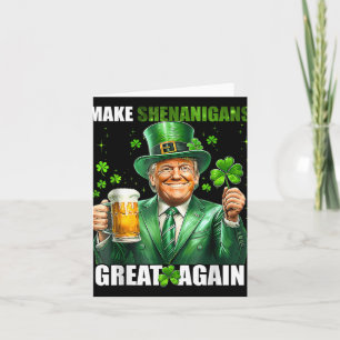 Cartão Faça o Excelente de Shenanigans de novo Donald Tru