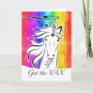 Cartão Faça o Vax ser uma consciência de saúde imprescind