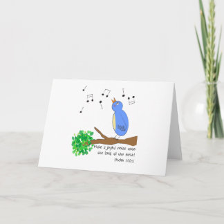 Cartão Faça um barulho alegre