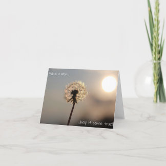 Cartão Faça um desejo…