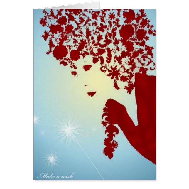 Cartão Faça um desejo (Frente)