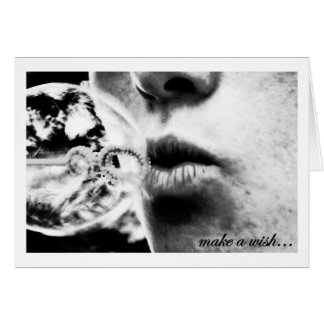 Cartão faça um desejo