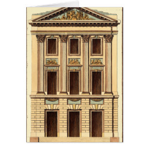 Cartão Facada arquitetônica de Jean Deneufforge