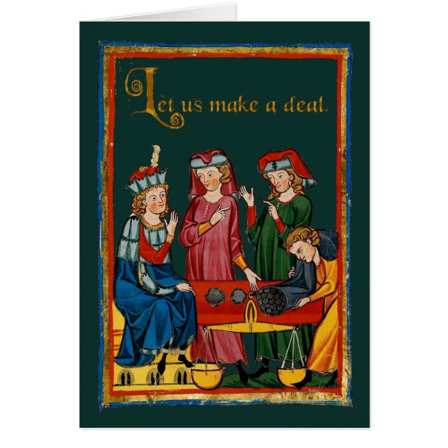 Cartão Façamos um acordo (Frente)