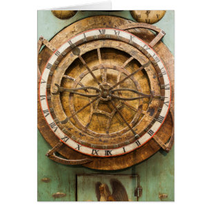 Cartão Face de relógio antiga, Alemanha