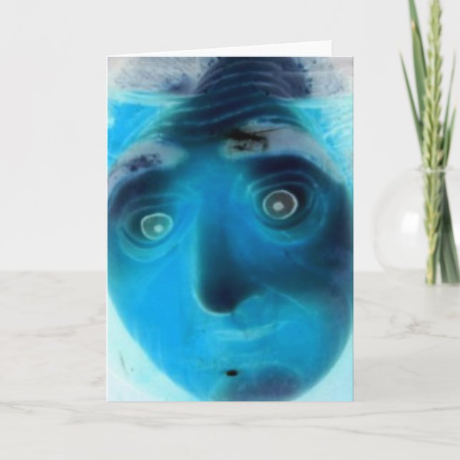 Cartão Face of Fear Greeting Card, Fear Me (Frente)