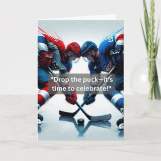 Cartão Facebook de Hóquei em Gelo para a Equipe da Divers