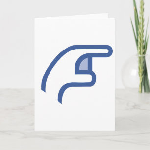 Cartão facebook me POKE