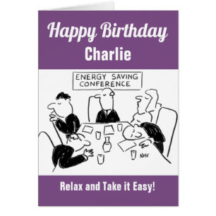 Cartão Facilitar a Conferência sobre Economia de Energia